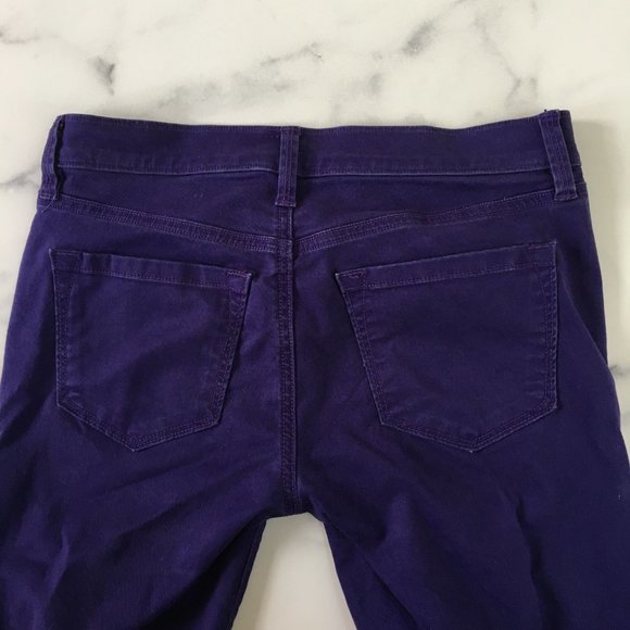 LOFT Modern Skinny Jeans, Plum Purple, Size 25/OP - Picture 3 of 7